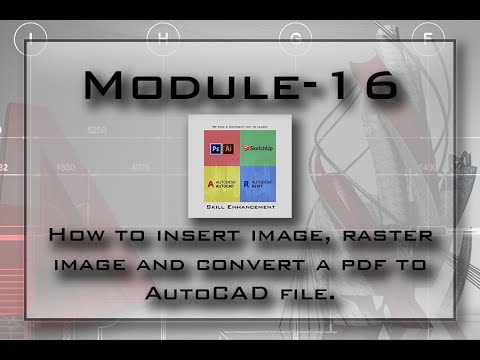 convert raster image to autocad